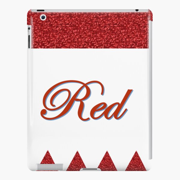 Romantic Red with sparkles iPad Snap Case