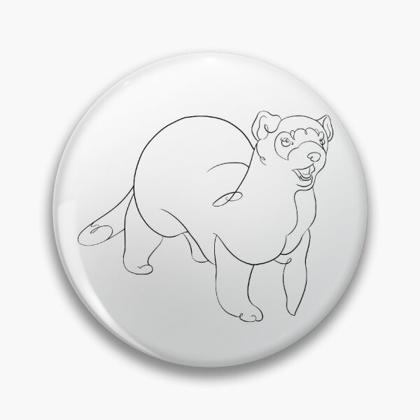 Item preview, Black-footed ferret designed and sold by NAEKO-animals.
