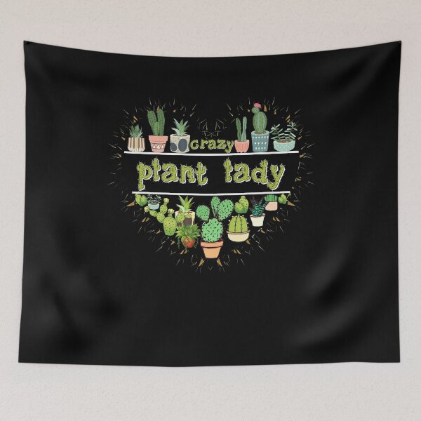 Item preview, Crazy Plant Lady Heart Cactus designed and sold by BaseStore.