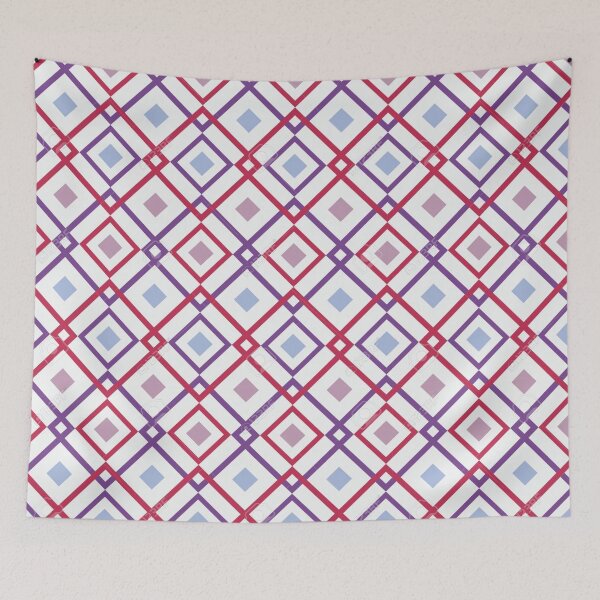 Item preview, Purple and Red Diamonds Duvet, and Pillow Covers. designed and sold by SacredsDesigns.