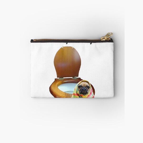 Item preview, Thank you for Party, pug and toilet. humor designed and sold by Mary Taylor.