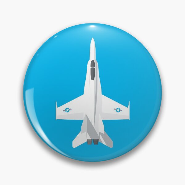 Item preview, F-18 Jet Fighter Aircraft - Cyan designed and sold by VoodooCircus.