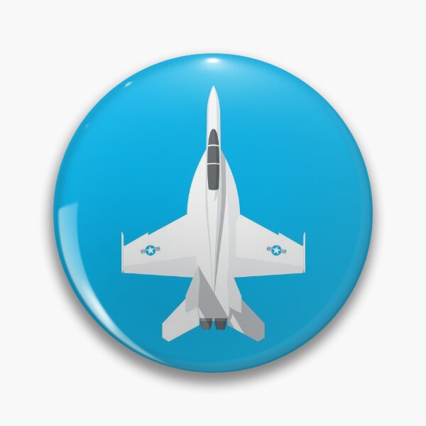 Item preview, F-18 Super Jet Fighter Aircraft - Cyan designed and sold by VoodooCircus.