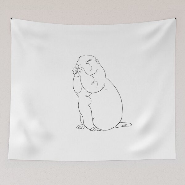 Item preview, Black-tailed prairie dog designed and sold by NAEKO-animals.