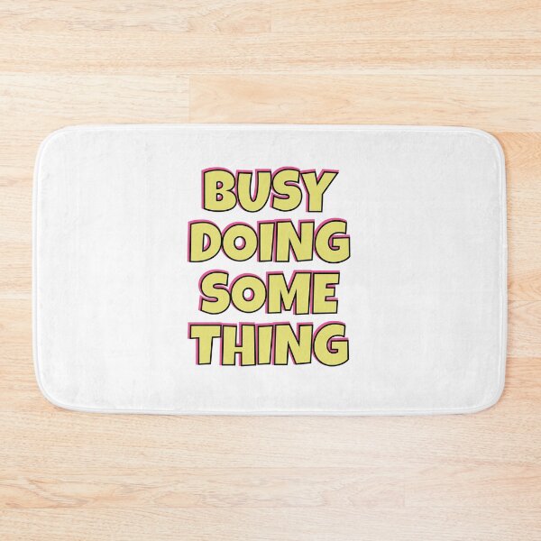 Item preview, Busy Doing Something Nothing Yellow Pink and Black designed and sold by gillys.