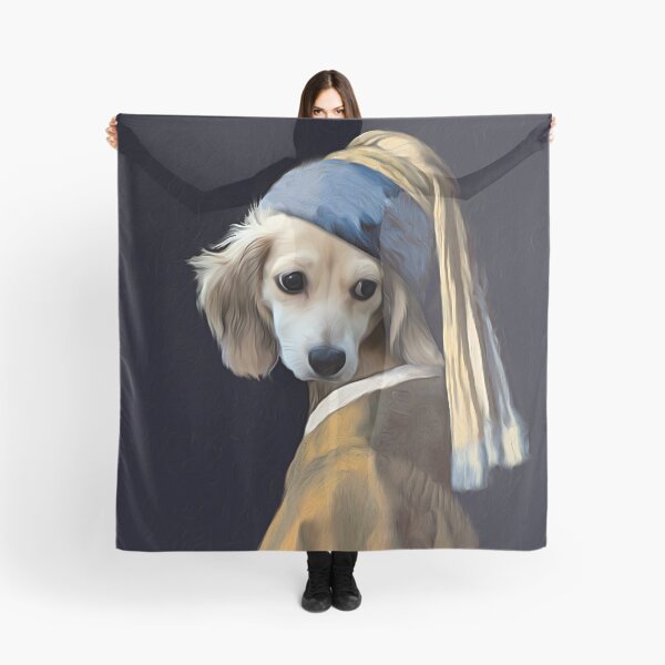 Item preview, Portrait of dressed up Dachshund dog, Renaissance Dachshund designed and sold by Dedeegraphie.