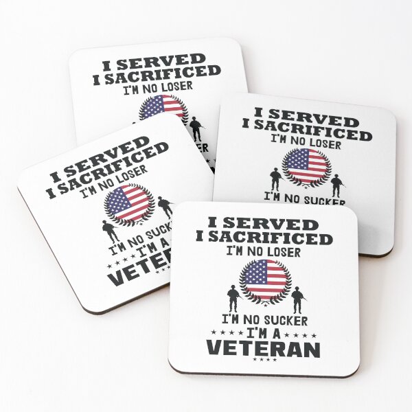 Item preview, I served i sacrificed i'm no loser i'm no sucker i'm a veteran, veteran day 2021, american flag t-shirt, fathers day 2021 designed and sold by ZiZoZinAA.