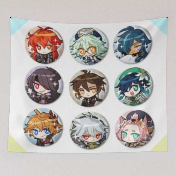 Item preview, Genshin impact Chibi Characters designed and sold by Modud Moin.