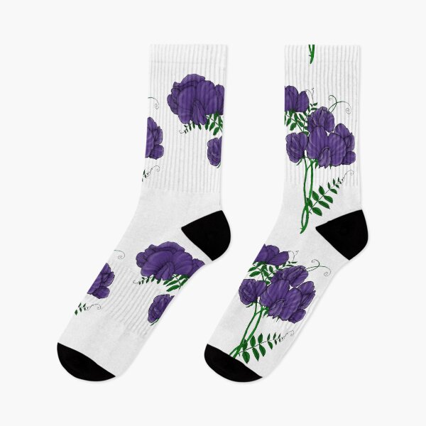 Item preview, Purple sweet peas  designed and sold by stickypixie.