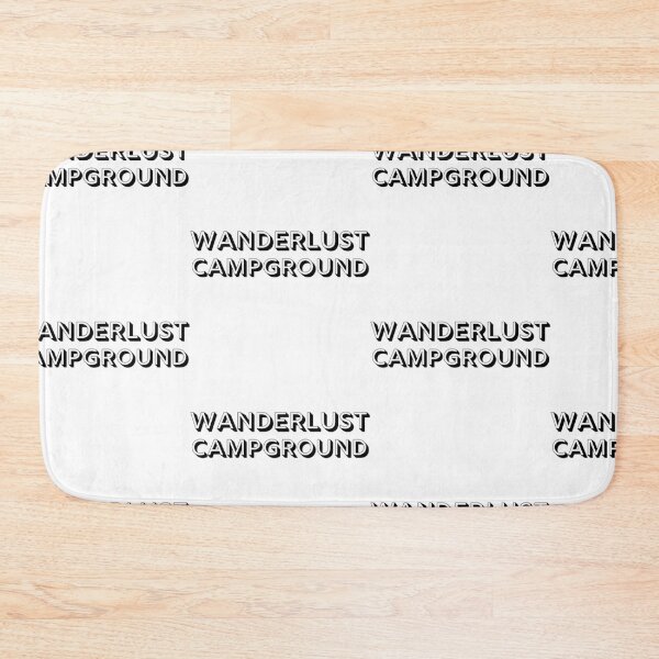 Item preview, Wanderlust Campground designed and sold by WorldPrintTees.