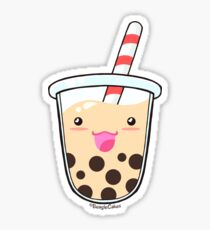 Kawaii Boba Milk Tea (Tapioca Bubble Tea) Sticker