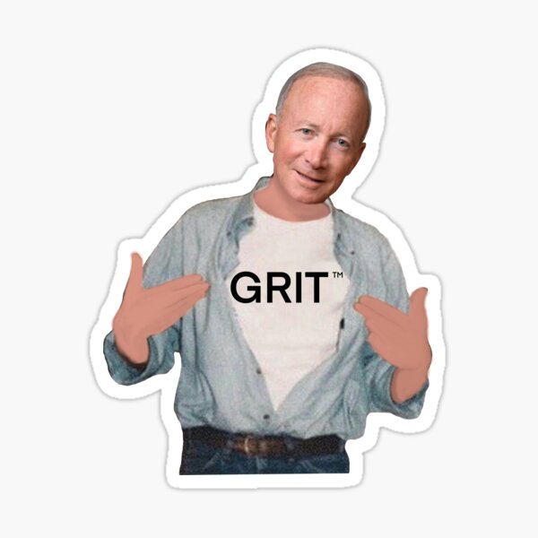 Mitch Daniels GRIT Sticker