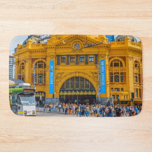 Item preview, Flinders Street Station on Australia Day 2015 designed and sold by Steven Jodoin.