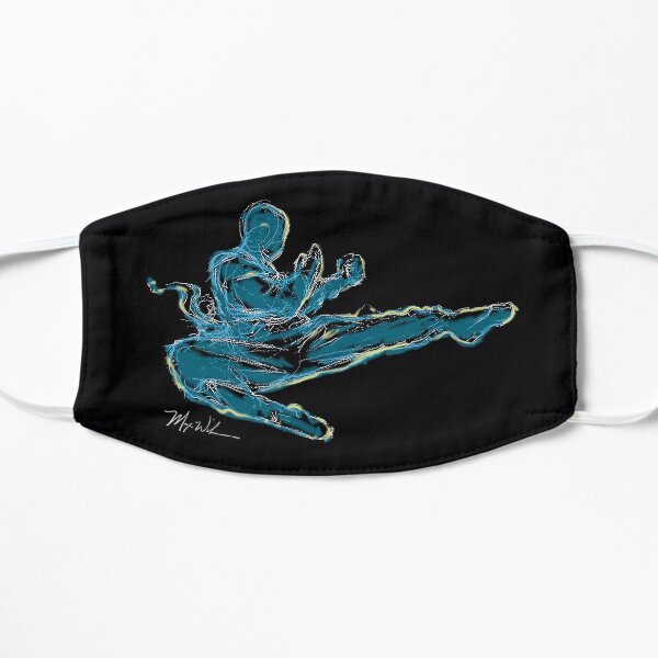 Blue Kung Fu Mask