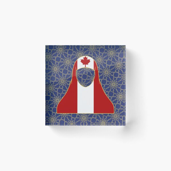 Item preview, Canada World Flag Hijab Series Islam designed and sold by RISEHIGHER.