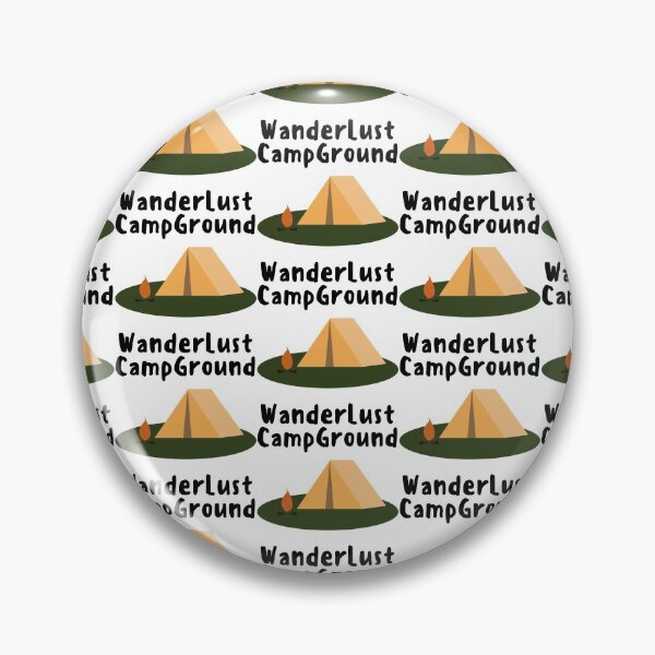 Item preview, Wanderlust Campground designed and sold by WorldPrintTees.