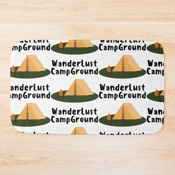 Item preview, Wanderlust Campground designed and sold by WorldPrintTees.