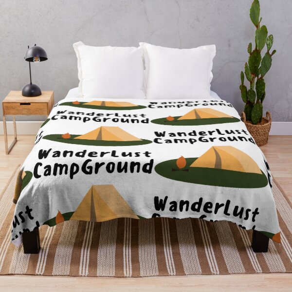 Artikelvorschau, Fernweh Campingplatz entworfen und verkauft von WorldPrintTees.