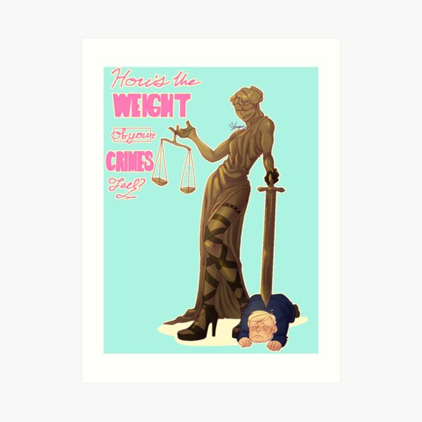 Madame Justice Art Print