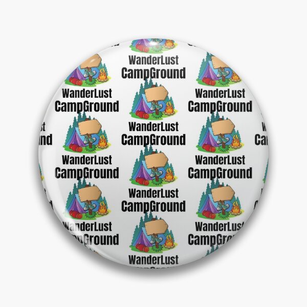 Item preview,  Wanderlust Campground designed and sold by WorldPrintTees.