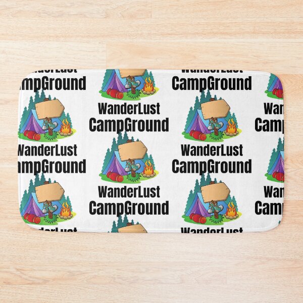 Item preview,  Wanderlust Campground designed and sold by WorldPrintTees.