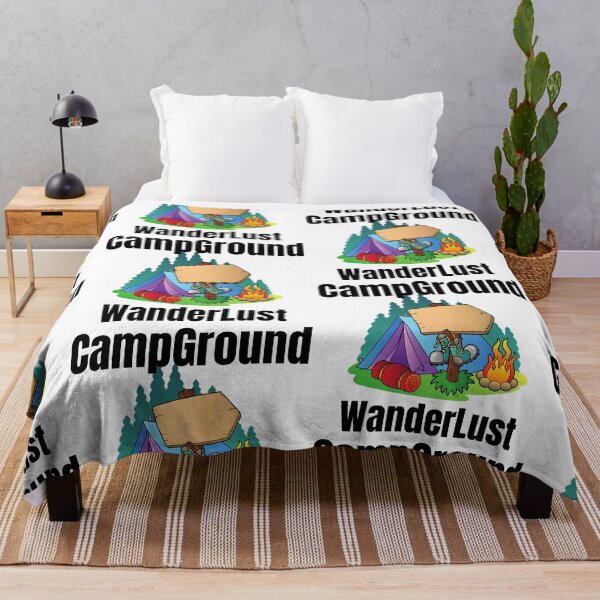 Artikelvorschau,  Fernweh Campingplatz entworfen und verkauft von WorldPrintTees.