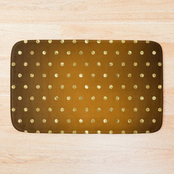 Item preview, Golden Color Dots pattern designed and sold by LifestylePrints.