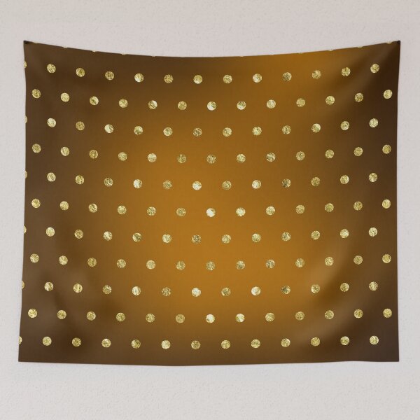 Item preview, Golden Color Dots pattern designed and sold by LifestylePrints.
