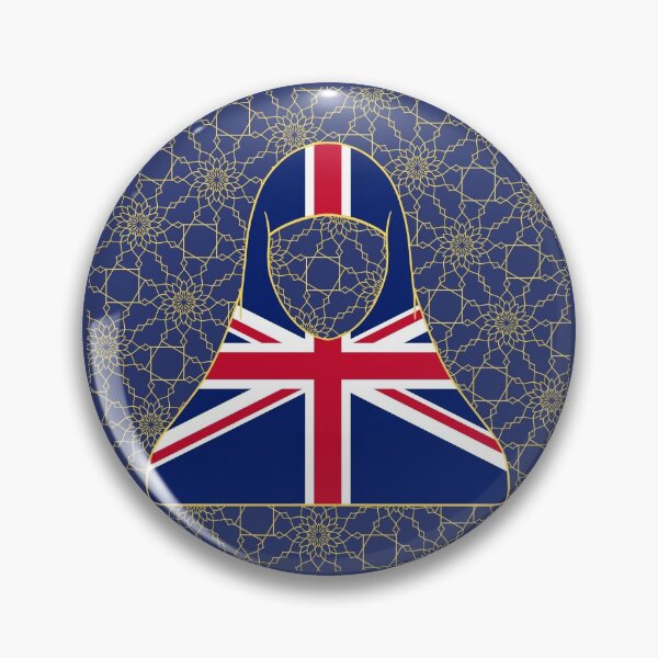 Item preview, UK World Flag Hijab Series Islam designed and sold by RISEHIGHER.