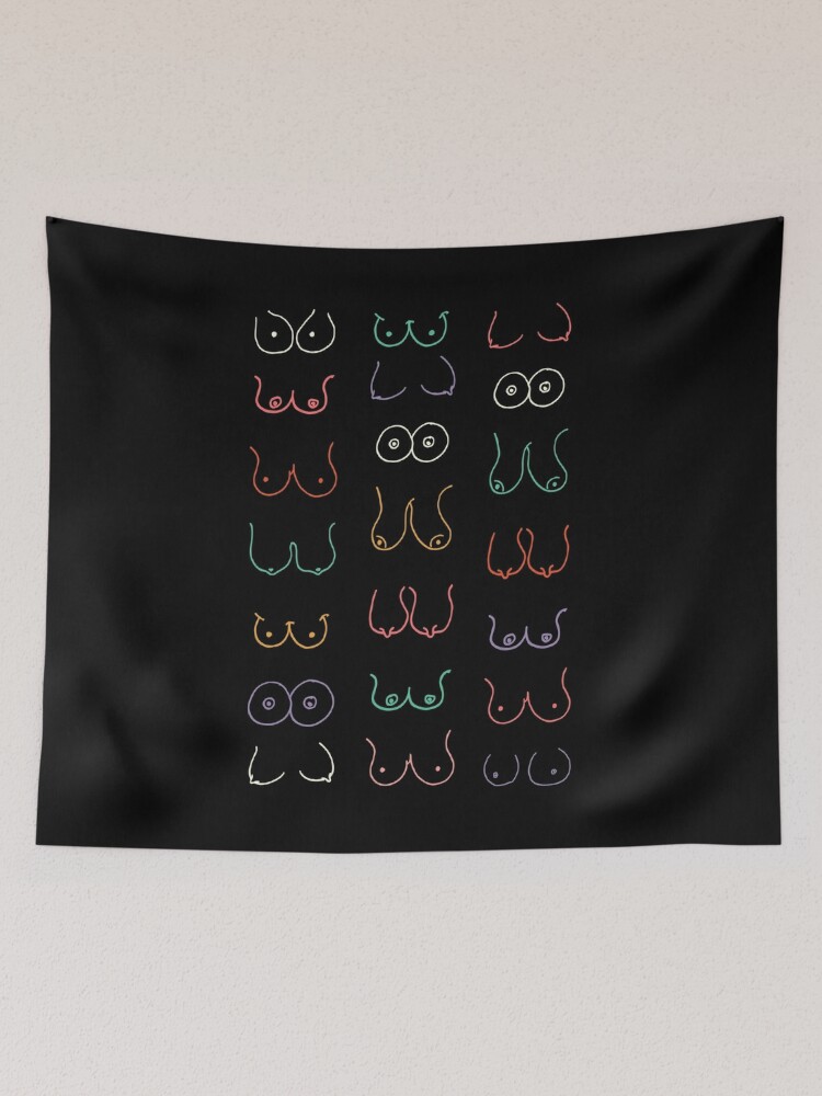 Black Boobs Pattern Poster for Sale by MaiZephyr