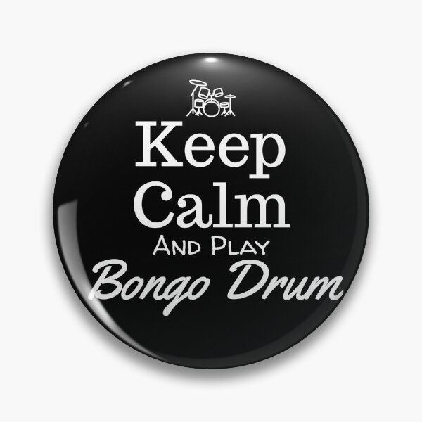 Item preview, Keep Calm And Play Bongo Drum Shirt designed and sold by plaiyshop.