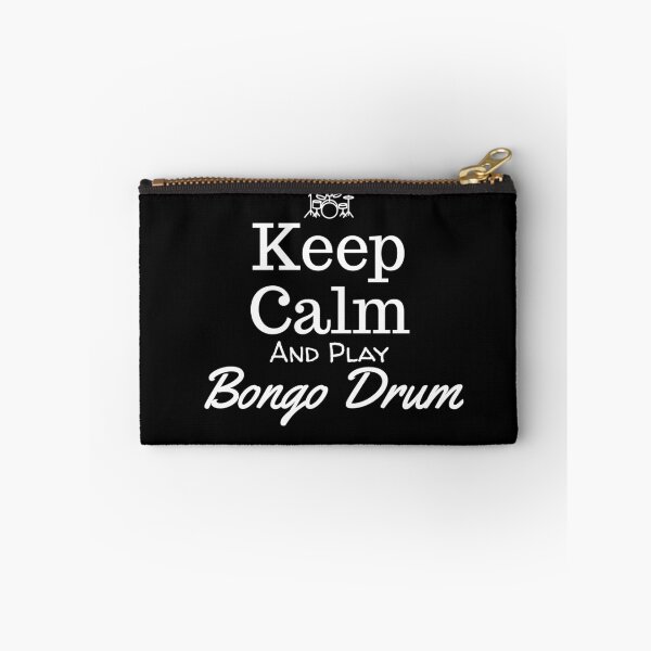 Item preview, Keep Calm And Play Bongo Drum Shirt designed and sold by plaiyshop.