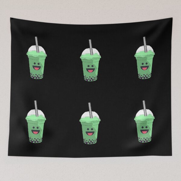Item preview, Cute Green Cartoon Taro Bubble Boba Tea designed and sold by Mustard Prophet.