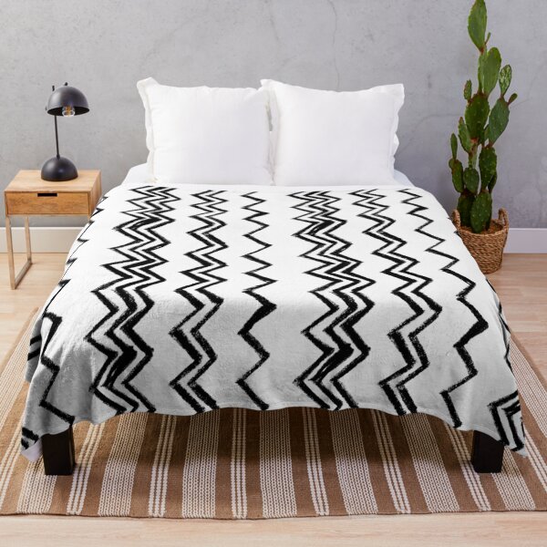 Item preview, Minimal Black ZigZag Pattern  designed and sold by badlydrawnbabe.