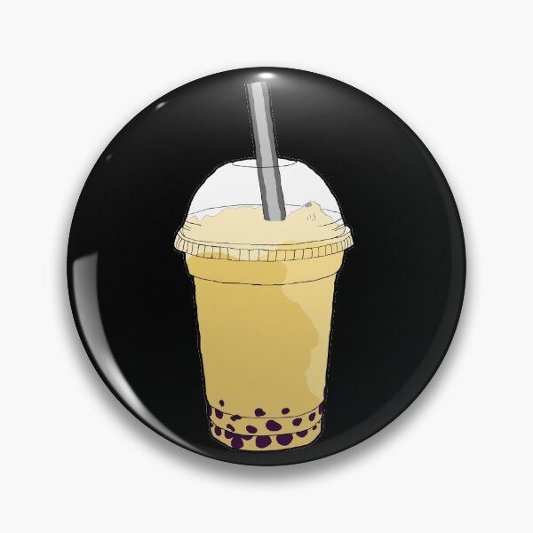 Item preview, Cute Yellow Cartoon Taro Bubble Boba Tea designed and sold by Mustard Prophet.