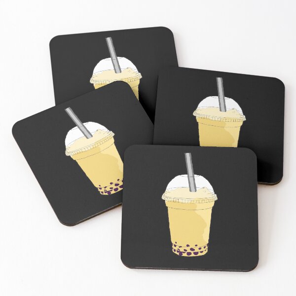 Item preview, Cute Yellow Cartoon Taro Bubble Boba Tea designed and sold by Mustard Prophet.