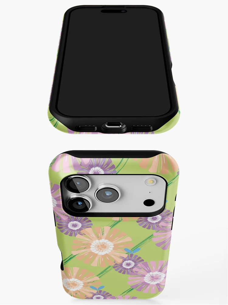 Thumbnail 3 of 4, iPhone Case, Spring Pattern designed and sold by Audreeee.