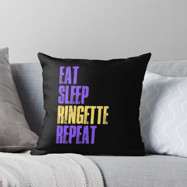 Item preview, Eat Sleep Ringette Repeat - Ringette Girl - Ringette Life designed and sold by WonderWear.