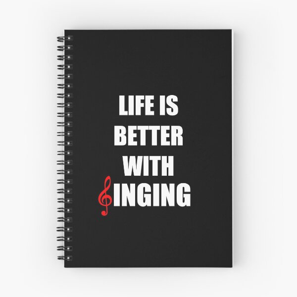 Item preview, Life is better with singing  designed and sold by Creative-draw.