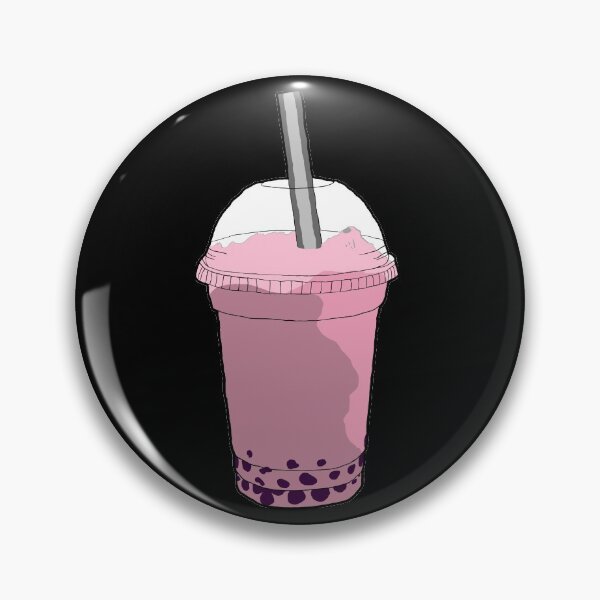 Artikelvorschau, Niedlicher rosa Karikatur-Taro-Blasen-Boba-Tee entworfen und verkauft von Mustard Prophet.