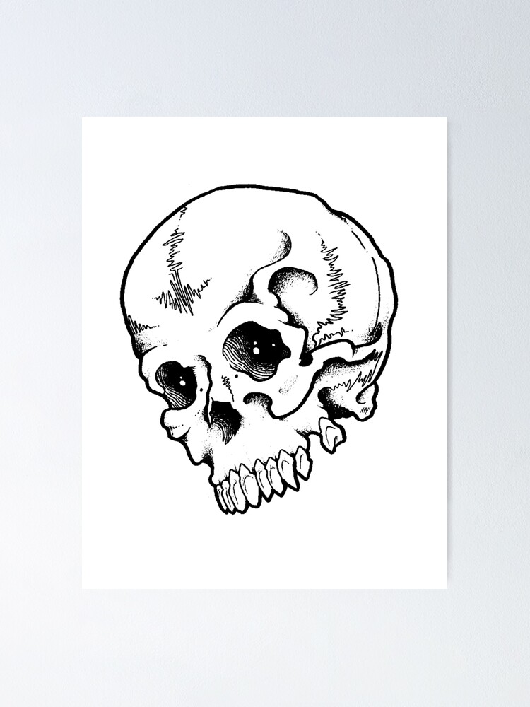 Thumbnail 1 of 3, Poster, Skully designed and sold by Datura-Ink.