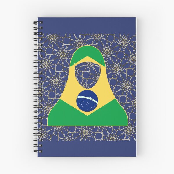 Item preview, Brazil World Flag Hijab Series Islam designed and sold by RISEHIGHER.