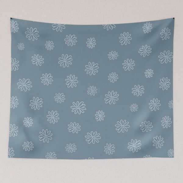 Artikelvorschau, schöne schöne blau gefärbte Musterblumen entworfen und verkauft von KLINESTORE.