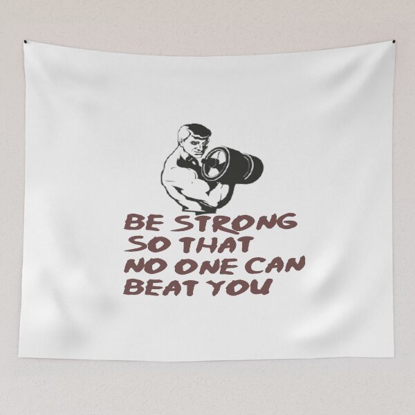 Item preview, Be strong so that no one can beat you designed and sold by Hammy97.