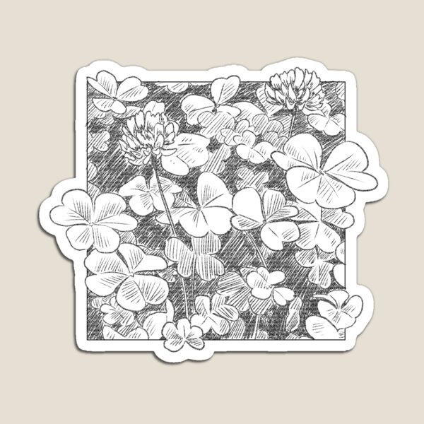 Item preview, Clover Patch Sketch designed and sold by harmonypie.