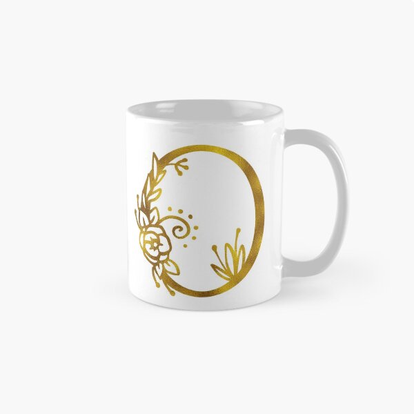 Item preview, Gold Floral Monogram O designed and sold by Amy Olsen.