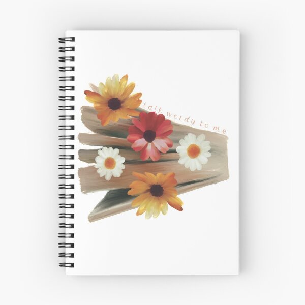 Item preview, Talk wordy to me - quotes, books and flowers designed and sold by madebymarigold.
