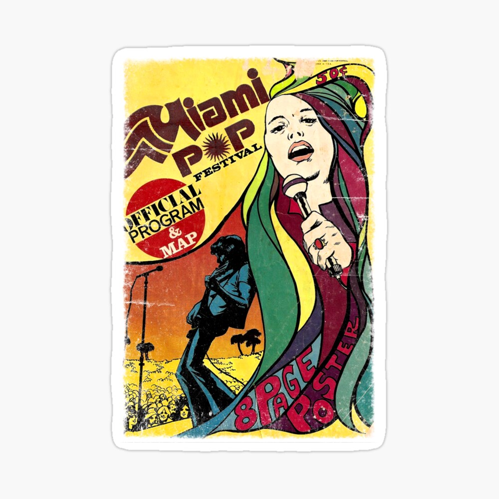 MIAMI POP FESTIVAL CLASSIC POSTER