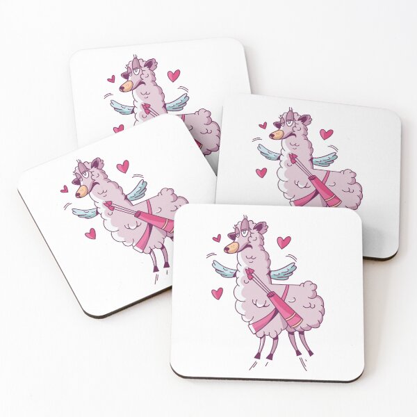Item preview, Funny Valentine's Day Llama Cupid designed and sold by MAS-S.