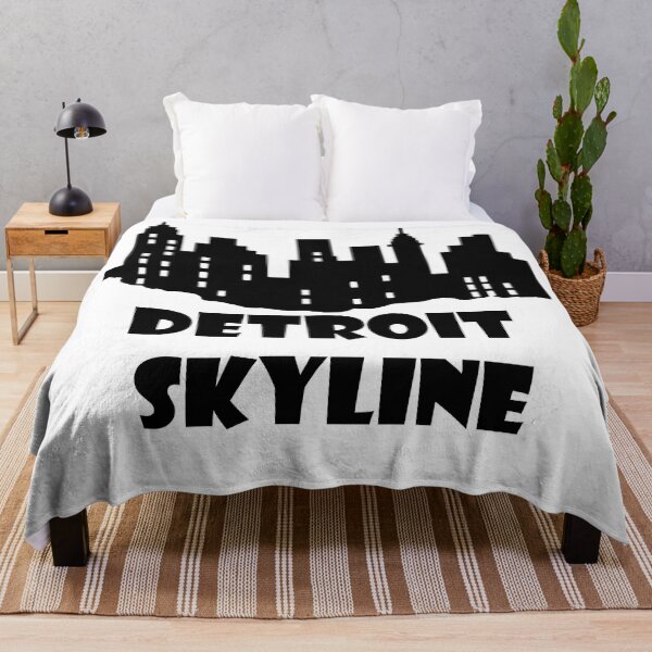 Item preview, Detroit city skyscraper skylines designed and sold by CompanyGRH.